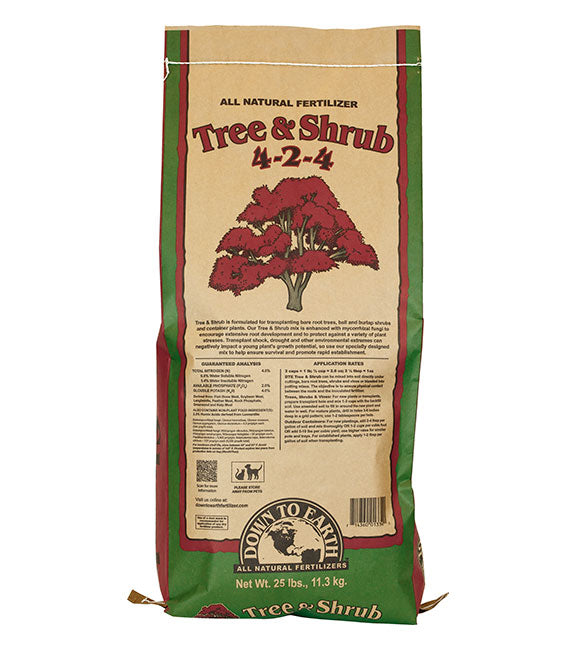 DOWN TO EARTH TREE & SHRUB 25 LB
