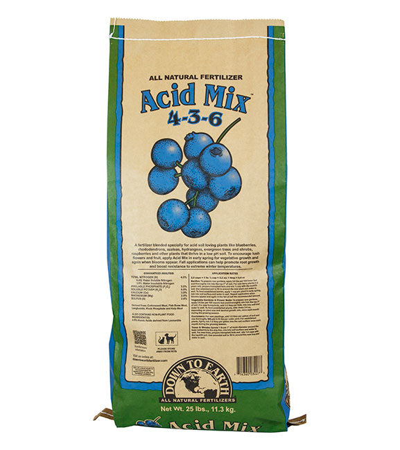DOWN TO EARTH ACID MIX 25 LB