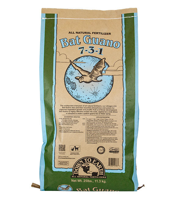 DOWN TO EARTH BAT GUANO 25 LB