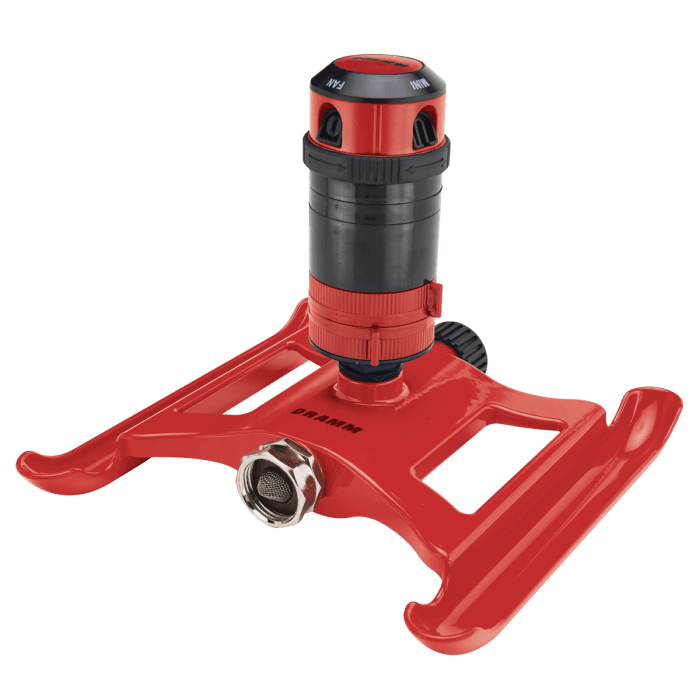DRAMM SPRINKLER GEAR 4 PATERN RED