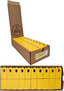 PINIKAL PLANT LABEL 1000 PACK PUSH ON - YELLOW