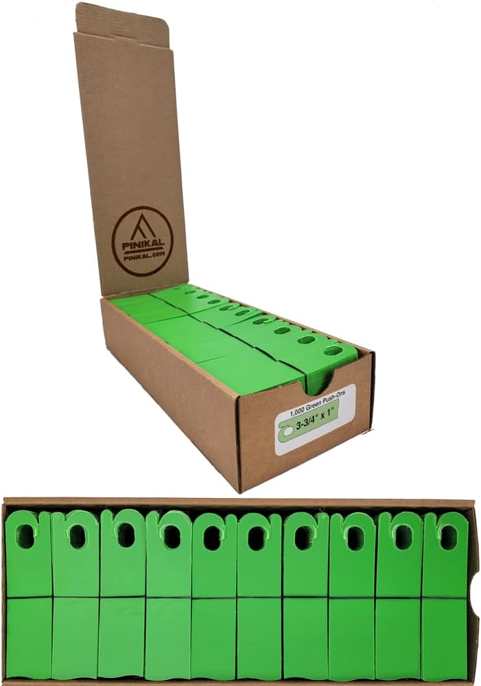 plastic plant labels 1000 PINIKAL PLANT LABEL 1000 PACK PUSH ON