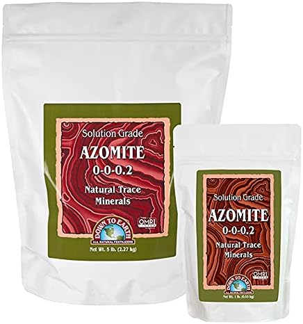DOWN TO EARTH SOLUTION GRADE AZOMITE 5 LB