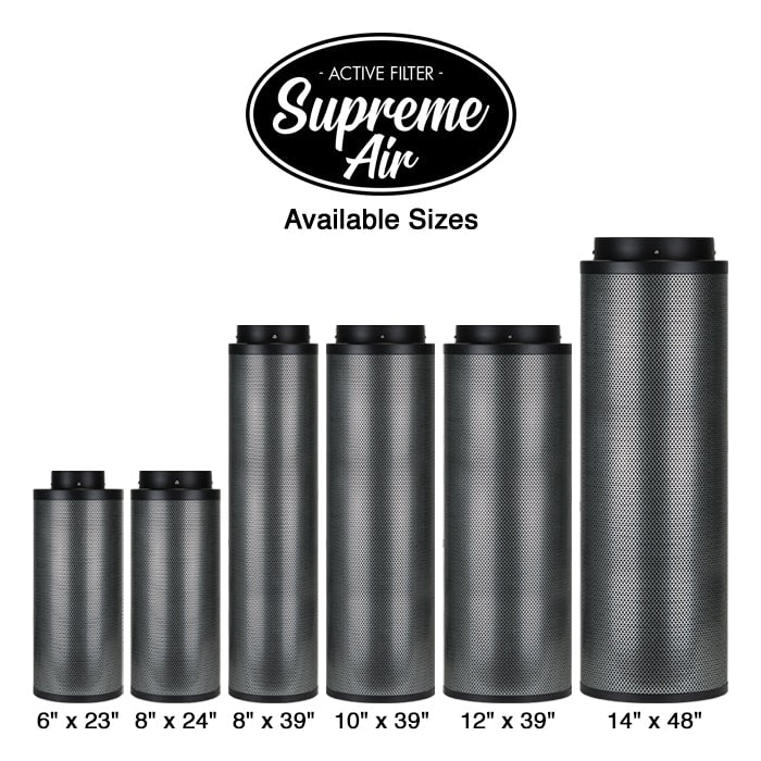 SUPREMEAIR AUSTRALIAN CARBON FILTER XL 14” x 48” 2500CFM