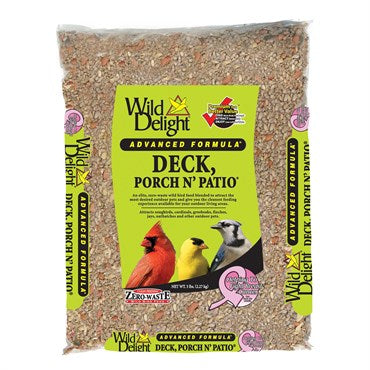 WILD DELIGHT ADVANCED FORMULA DECK, PORCH N' PATIO BIRD FOOD 5LB