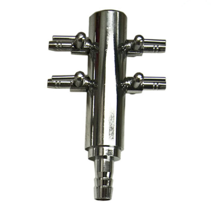 CHROME AIR MANIFOLD 4 VALVE