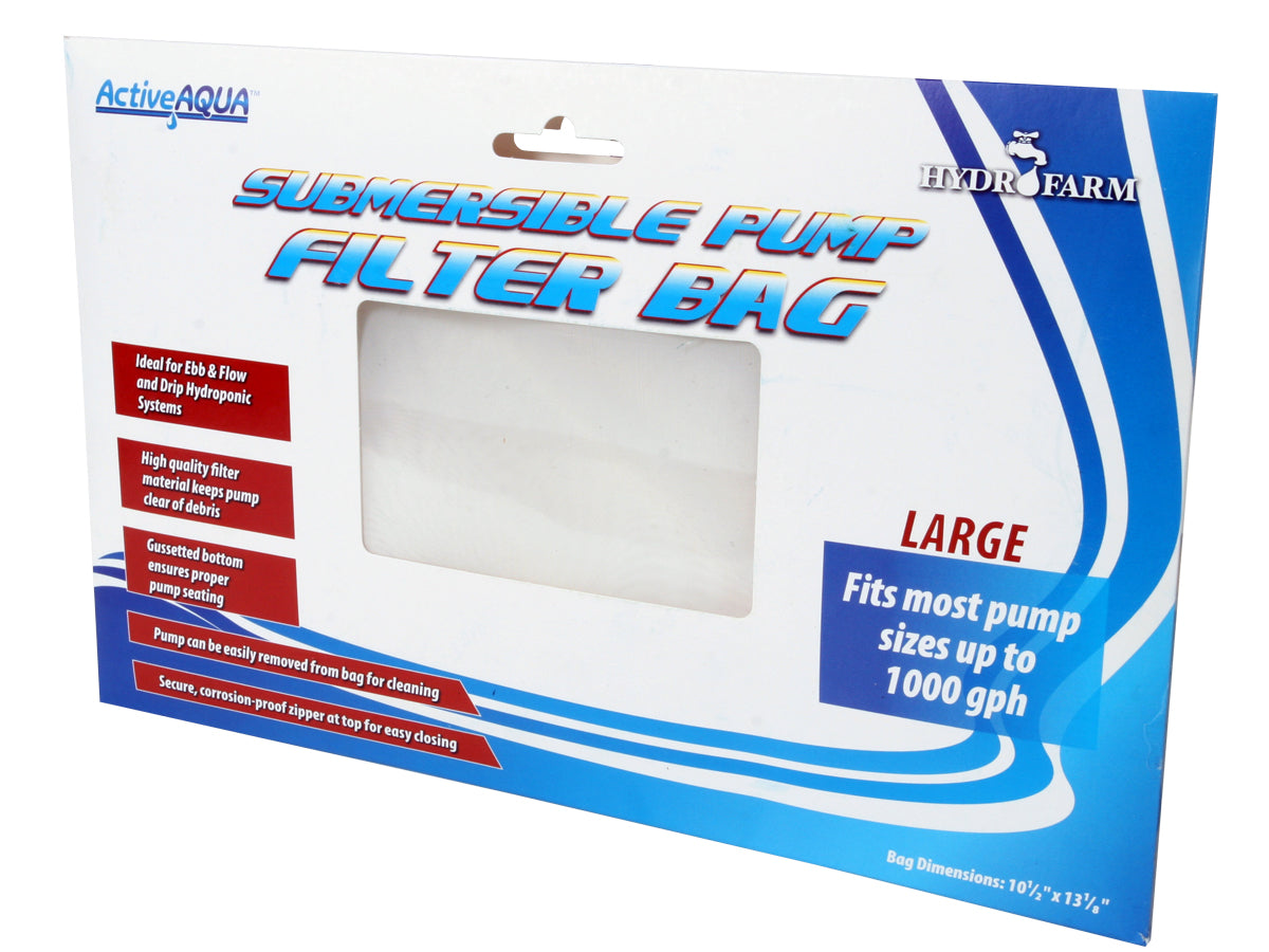 AA SUBMERSILE PUMP FILTER BAG LARGE 10.5" X 13.125"