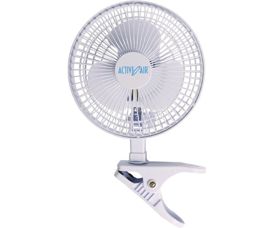 AA CLIP ON FAN 6 IN WHITE