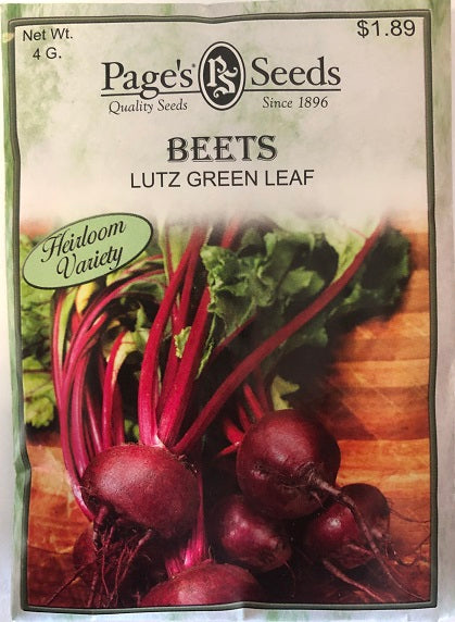 BEETS - LUTZ GREEN LEAF 4G HEIRLOOM NON GMO