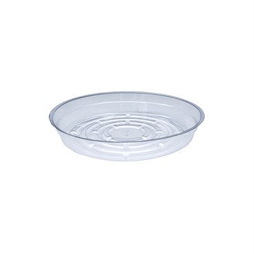 CW CLEAR SAUCERS 8 IN