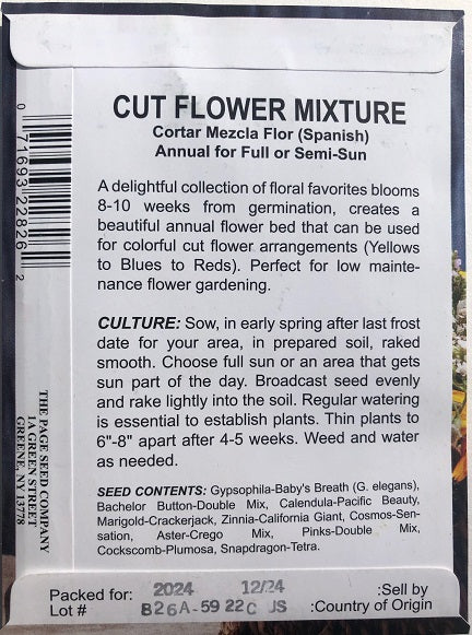 LIBERTY CUT FLOWER MIXTURE 250MG