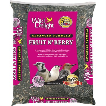 WILD DELIGHT ADVANCED FORMULA FRUIT N' BERRY BIRD FOOD 5LB