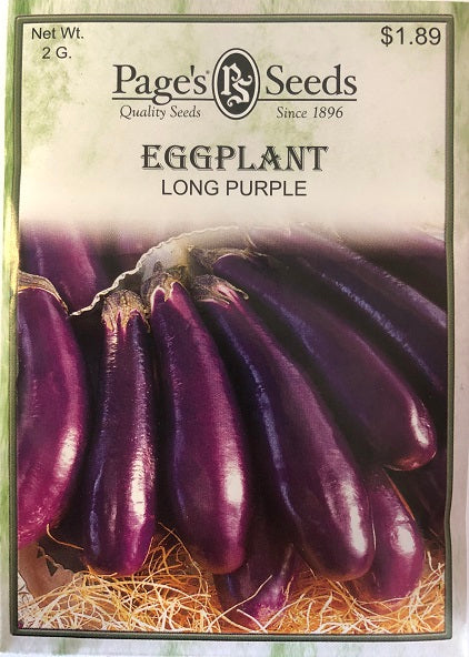 EGGPLANT - LONG PURPLE 2G NON GMO