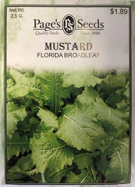 MUSTARD - FLORIDA BROADLEAF 2.5G NON GMO