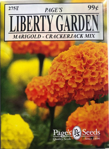crackerjack marigold seeds LIBERTY MARIGOLD