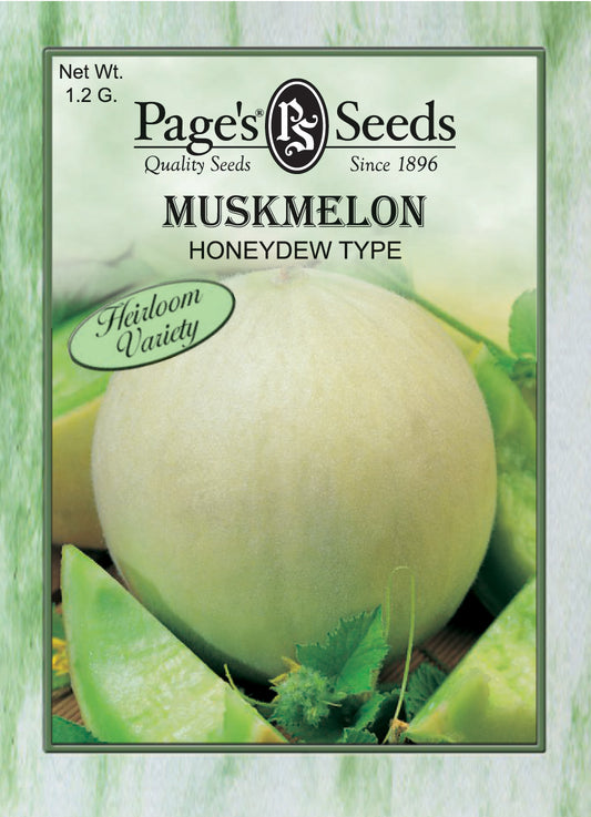 MUSKMELON - HONYDEW TYPE 1.2G HEIRLOOM NON GMO