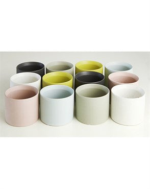 PHG PALM SPRINGS ROUND CASHE POTS 3IN ASSORTED COLORS