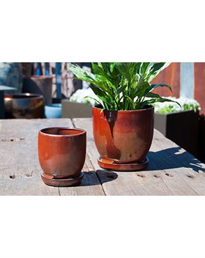 PHG VERANDAH MAUI INDOOR PLANTER - 5IN - OXIDE