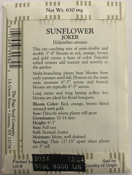 SUNFLOWER - JOKER 630MG
