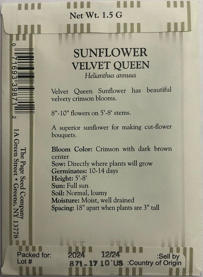 SUNFLOWER - VELVET QUEEN 1.5G