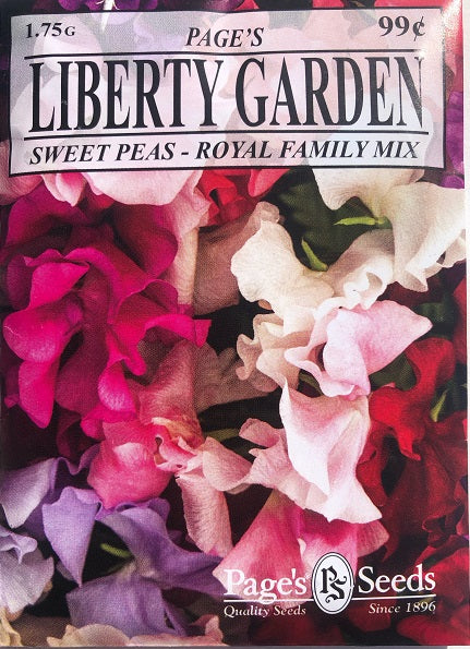 LIBERTY SWEET PEAS - ROYAL FAMILY MIX 1.75G