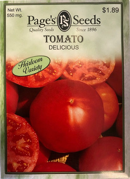 TOMATO - DELICIOUS 550MG HEIRLOOM NON GMO