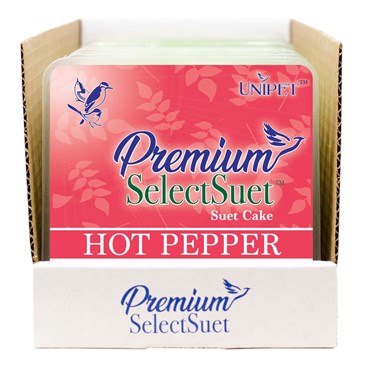 UNIPET PREMIUM SELECT SUET CAKE 11 OZ HOT PEPPER