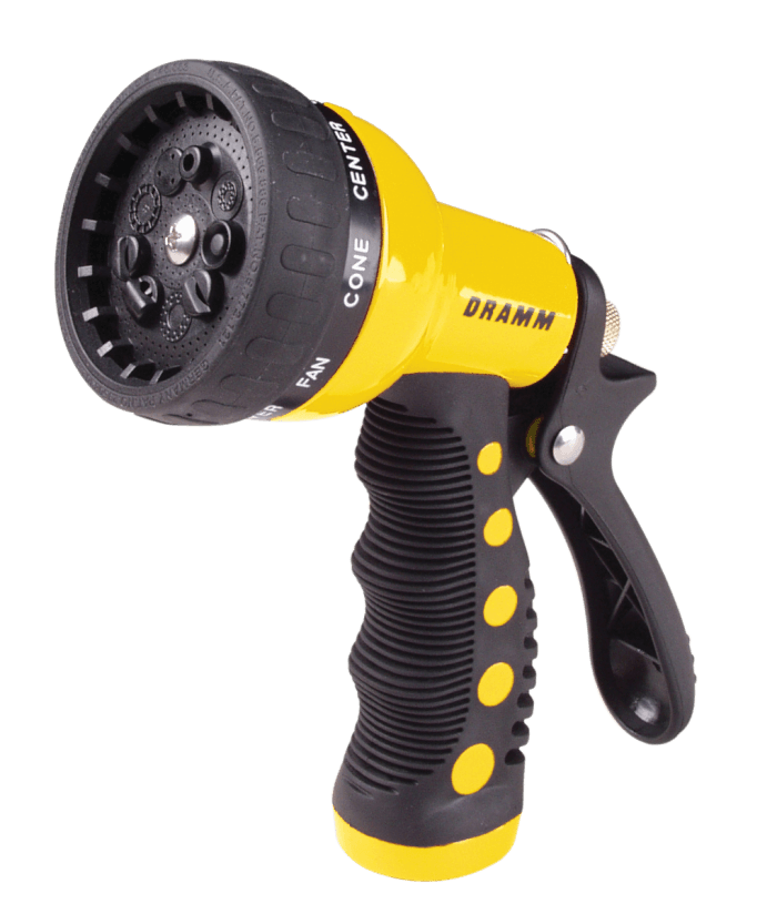DRAMM SPRAY GUN REVOLVER 9 PATTERN YELLOW
