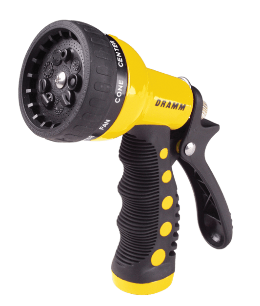 DRAMM SPRAY GUN REVOLVER 9 PATTERN YELLOW