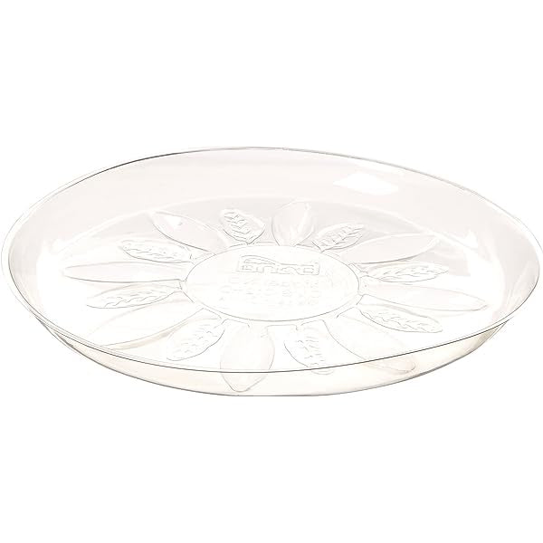 BOND CLEAR SAUCER HEAVY DUTY 12 IN