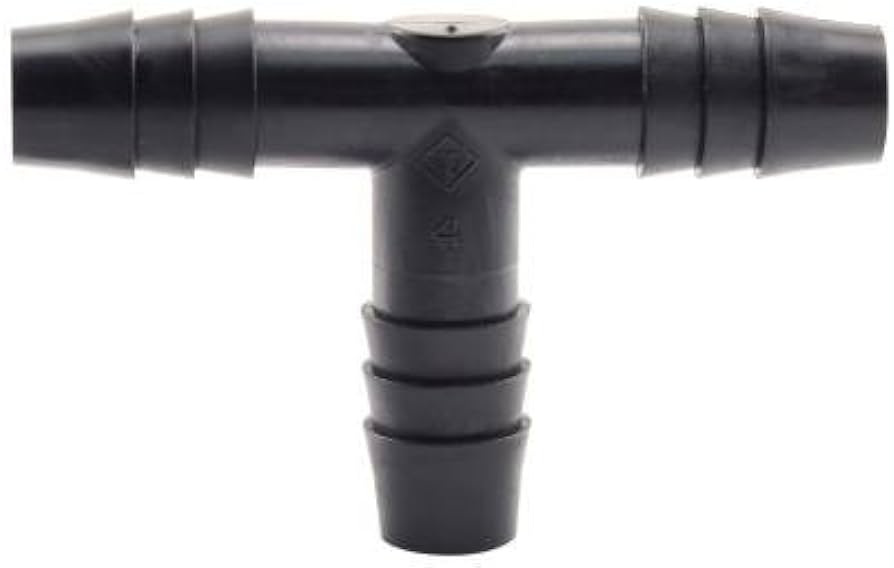 HDF BARBED TEE 3/8 IN