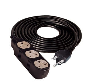 HF EXTENSION CORD - 25FT - 3 OUTLET - 240V