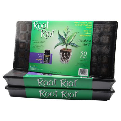 HDI ROOT RIOT TRAY & PLUGS 50 CELL