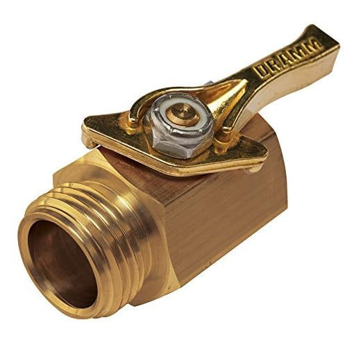 DRAMM SHUT OFF VALVE HEAVY DUTY BRASS