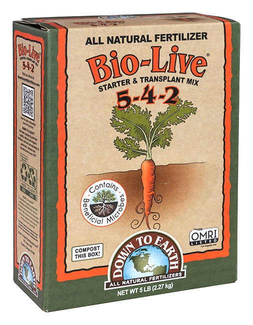 DOWN TO EARTH BIO LIVE 5 LB