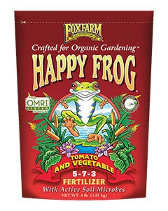FOX FARM HAPPY FROG TOMATO & VEGETABLE 4 LB