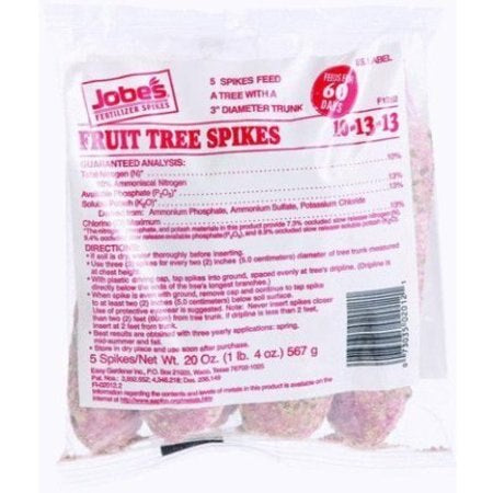 JOBE'S FERTILIZER SPIKE 17.6 OZ (5 PACK) FRUIT TREE