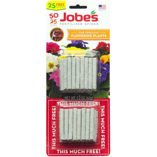 JOBE'S FERTILIZER SPIKE - FLOWERING PLANTS - 1.3G