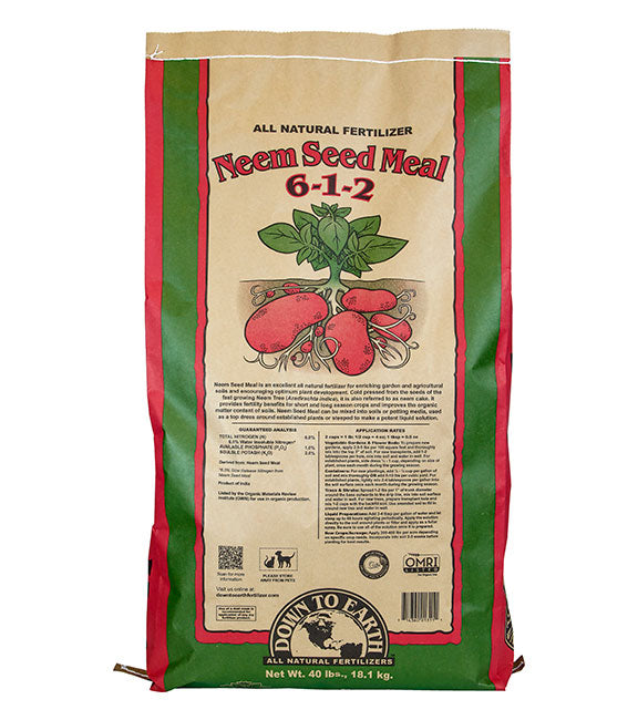 DOWN TO EARTH NEEM SEED MEAL 40 LB