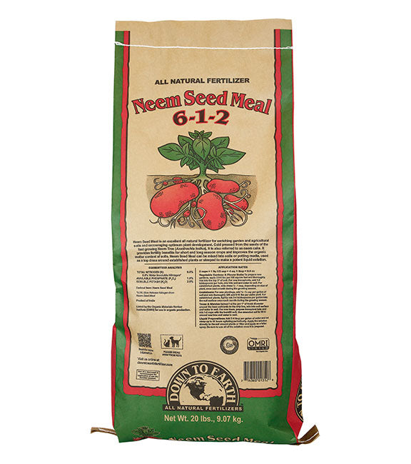 DOWN TO EARTH NEEM SEED MEAL 20 LB