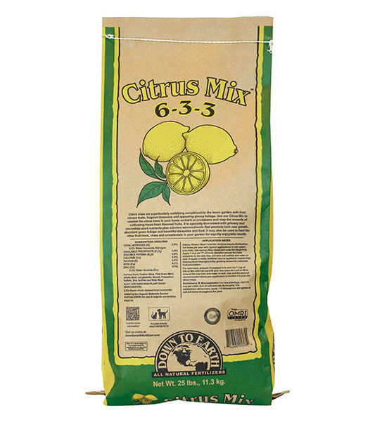 DOWN TO EARTH CITRUS MIX 25 LB