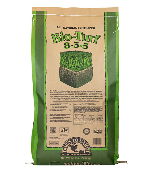 DOWN TO EARTH BIO TURF 50 LB