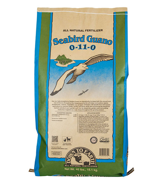 DOWN TO EARTH SEABIRD GUANO 40 LB