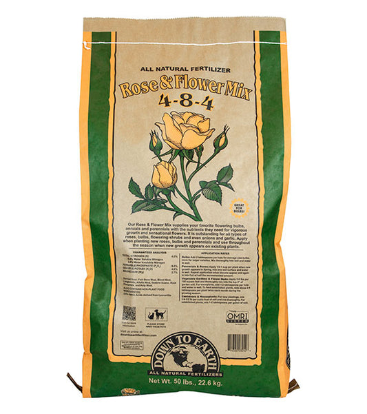 DOWN TO EARTH ROSE & FLOWER MIX 50 LB