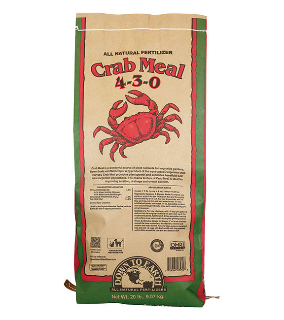 DOWN TO EARTH CRAB MEAL 20 LB