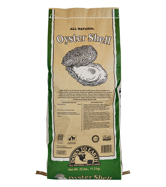 DOWN TO EARTH OYSTER SHELL 25 LB