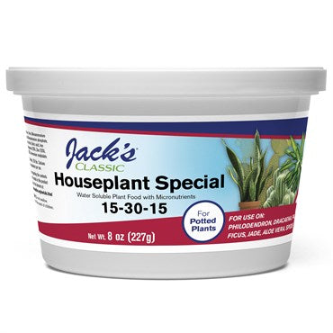 JACKS CLASSIC HOUSE PLANT SPECIAL 15-30-15 8 OZ