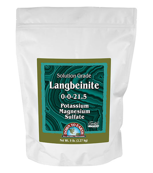 DOWN TO EARTH SOLUTION GRADE LANGBEINITE 5 LB