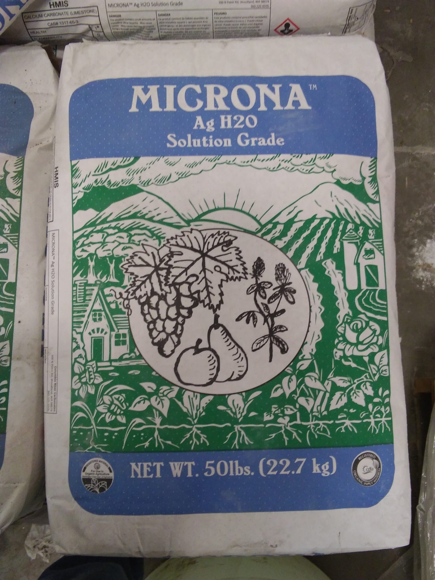 MICRONA AG LIME SOLUTION GRADE 50LB - ORGANIC