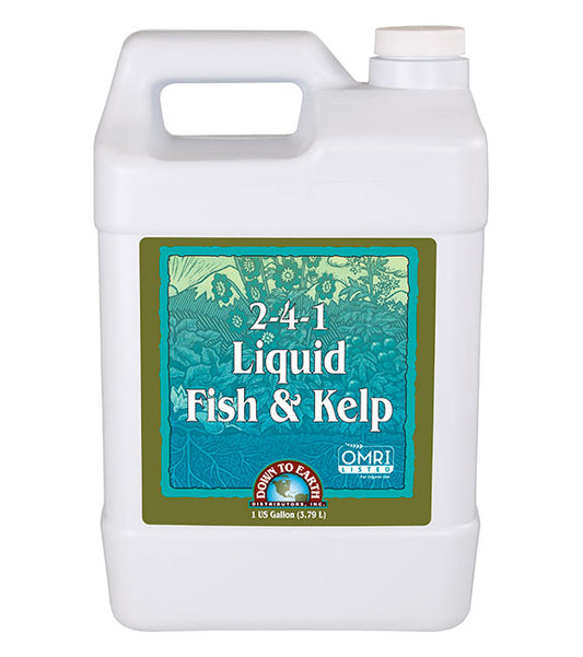 DOWN TO EARTH LIQUID FISH & KELP 1 GAL